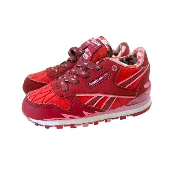 Reebok PJ Masks Owlette Power Heroes Kids Sneakers Red Pink Size 6 - Picture 1 of 9